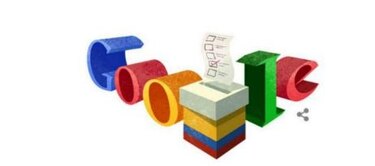 Google dedica su 'doodle' a las elecciones colombianas