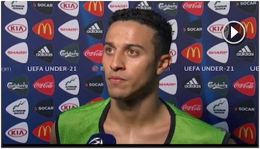 Thiago se entrena por primera vez con el Bayern tras su lesión de rodilla