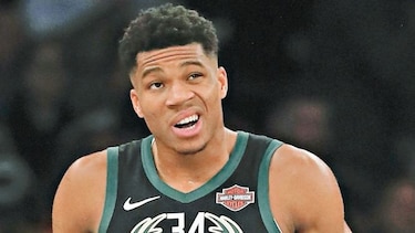 Antetokounmpo, entre los mejores del mes en la NBA