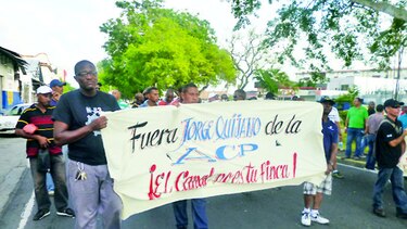 Obreros del Canal mantendrán lucha en las calles de Colón