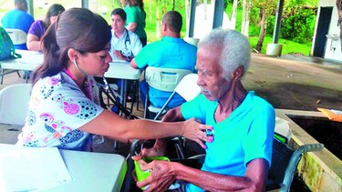 Censo preventivo de salud en El Renacer