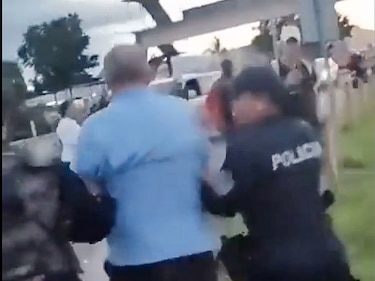 Formulan cargos a hombre de 78 años que sacó una pistola a manifestantes en Penonomé