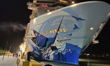 Liberan crucero encallado con miles de turistas en República Dominicana