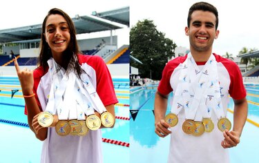Panamá logra el subcampeonato en natación; Nocentini  y Carrilo, las figuras