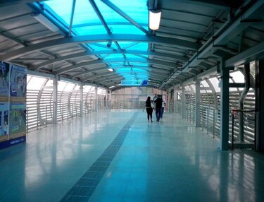 Poca afluencia de usuarios en la estación San Isidro