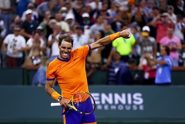 Nadal aplaca al prodigio Alcaraz y vuelve a la final de Indian Wells