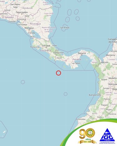 Sismo de magnitud 4.2 sacude el sur de Coiba y activa réplicas en el occidente panameño