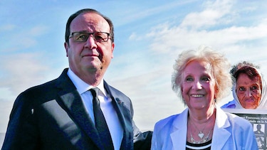 Hollande rinde homenaje a las víctimas de la dictadura