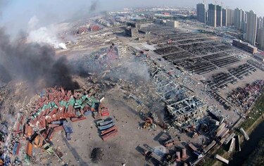 Asciende a 56 el número de muertos por explosiones en Tianjin