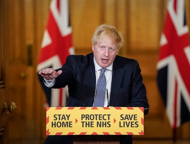 El Reino Unido ‘superó el pico’ de la pandemia, dice Boris Johnson
