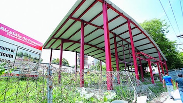 Mercado de Pueblo Nuevo, paralizado