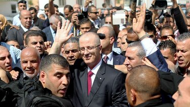 Primer ministro palestino llega a Gaza