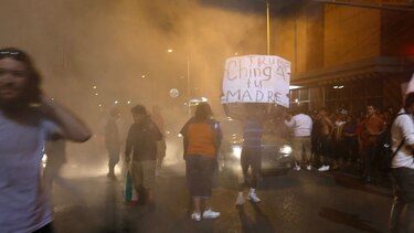 Protestas violentas en un acto de Donald Trump en Nuevo México