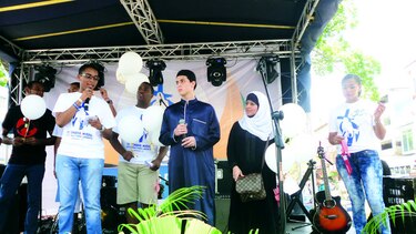 500 jóvenes de Colón demostraron en Pascua su fe en Jesucristo
