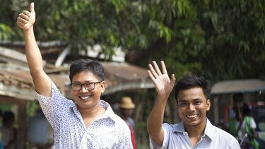 Birmania libera a dos periodistas de Reuters  en el marco de una amnistía