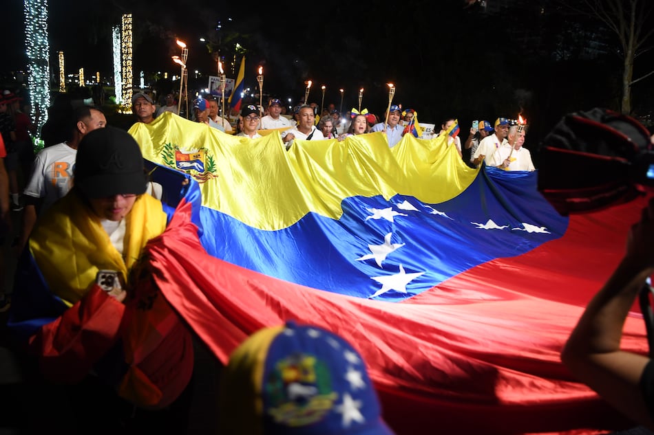 Marcha por la paz y la libertad reúne a cientos de venezolanos en Panamá