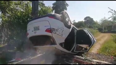 Accidente en Antón deja cuatro heridos