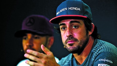 Alonso lanzó una amenaza
