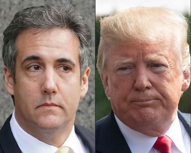 Trump fustiga a su exabogado Michael Cohen, culpable de pagar sobornos a mujeres para comprar su silencio