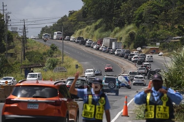 Al menos 61 mil vehículos se han dirigido al interior del país