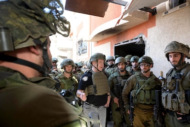 Netanyahu entra a Gaza por primera vez desde que estalló la guerra con Hamás
