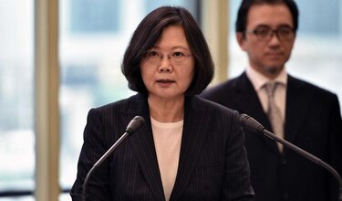 La presidenta de Taiwán parte a Centroamérica