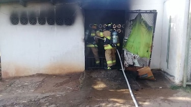 Conato de incendio en cuarto de viejo hospital regional Anita Moreno