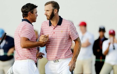Estados Unidos sigue al frente la Copa Presidentes de golf