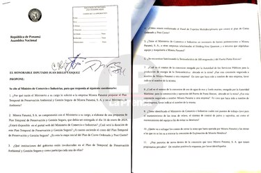 Ministro de Comercio es citado a la Asamblea para que explique proceso de cierre de la mina de Donoso