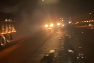 Grupos indígenas deciden abrir por 24 horas la vía Interamericana en Horconcitos, Chiriquí