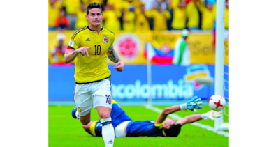 Sufrido triunfo de Colombia