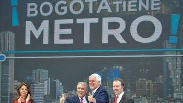 Consorcio chino edificará metro de Bogotá