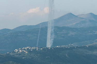 Hezbolá lanza 40 misiles hacia el norte de Israel