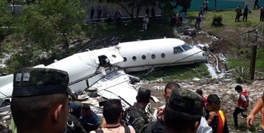 Avión privado se accidenta en el aeropuerto de Tegucigalpa