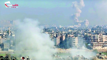 El ejército sirio vuelve a bombardear el este de Alepo