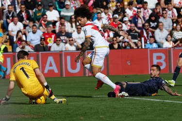 El Real Madrid no puede con el Rayo Vallecano y se tiene conformar con el empate