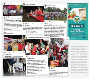 Políticos activan el clientelismo en víspera de la Navidad y del 2023