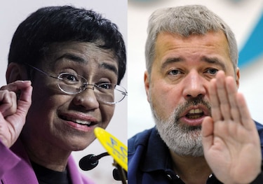 Los periodistas Maria Ressa y Dimitri Muratov ganan el Nobel de la Paz
