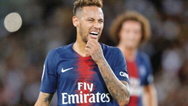 Neymar anota en la victoria de PSG en la liga francesa