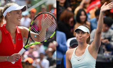 Sharapova y Wozniacki alcanzan los octavos de final