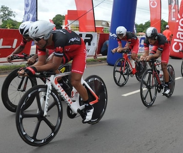 Maicol Rodríguez, primer líder del Tour 2016