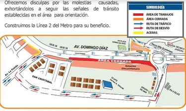 Este sábado cerrarán por 5 horas el carril hacia la rotonda de la Roosevelt