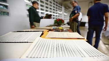 Biblioteca de melodías en la escuela de música