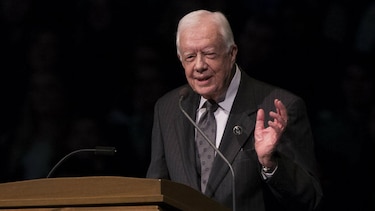 Jimmy Carter regresa de Guyana en la víspera electoral por motivos de salud