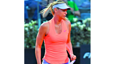 Sharapova no estará en el Abierto de Francia