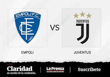 Juventus se enfrentará esta noche de local a Empoli