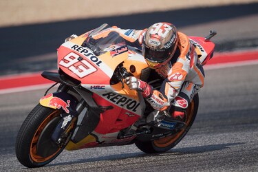MotoGP: Márquez pisa fuerte en los entrenamientos libres 1 y 2 de Austin