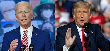Biden y Trump se enfrentan a distancia, un año después del asalto al Capitolio