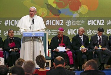 El Papa en la FAO: “El hambriento nos pide dignidad, no limosna”