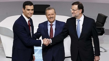 La corrupción, estrella de un debate bronco entre Rajoy y Sánchez